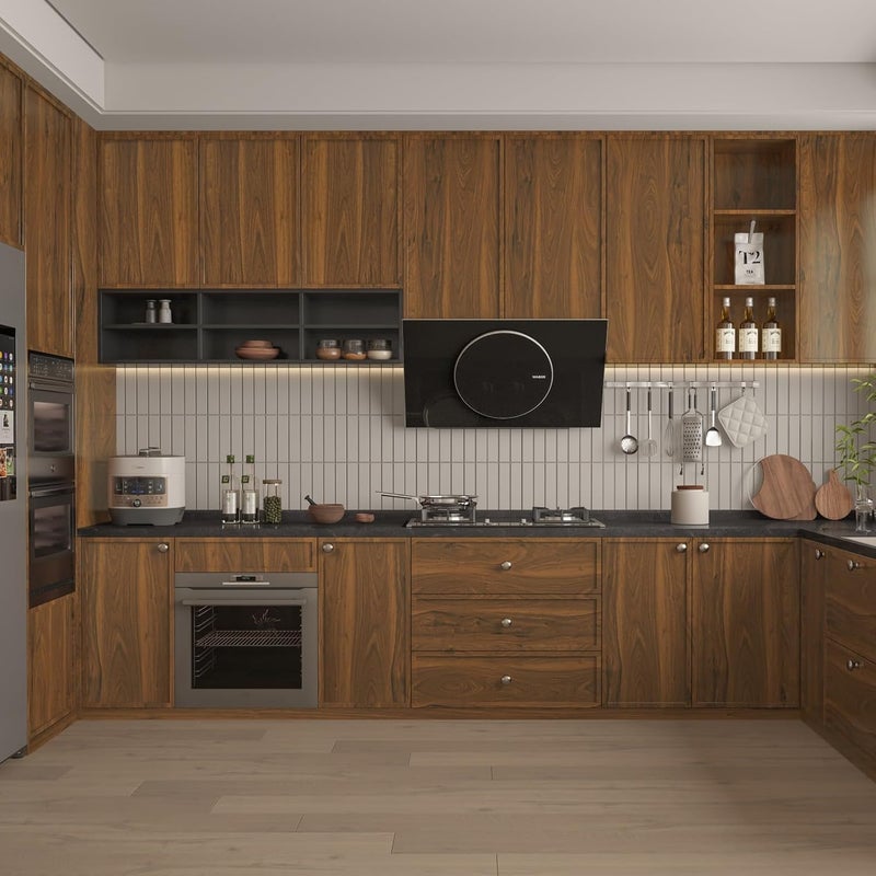 Decoroom ورق لاصق خشبي قابل للإزالة، ورق حائط خشبي عتيق سميك للأثاث وسطح العمل، ورق حائط ذاتي اللصق مقاوم للماء من الفينيل 15.7 بوصة × 789 بوصة - Image 4